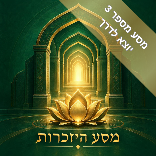 מסע ההיזכרות - מסע מספר 3 יוצא לדרך, מתחיל 21/12